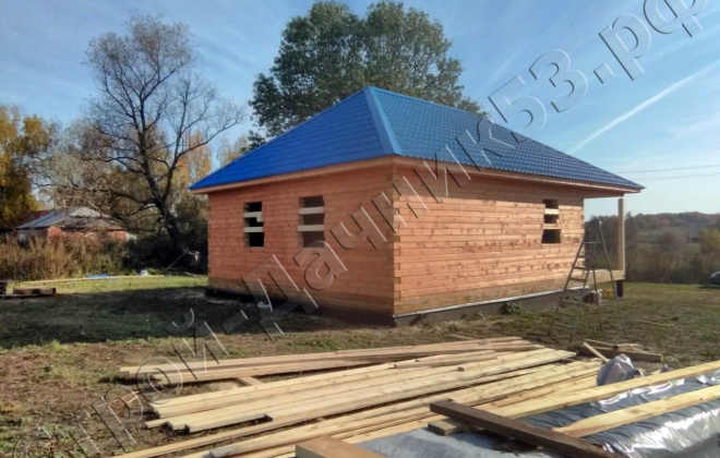 3 Брусовой дом 11×8, 88 м², Тульская область, Щёкинский район, Село Голощапово (4)